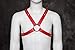 Produktbild HaiNing Zheng Sexy Erwachsene Sexwaren Ledergürtel Herren Leder Korsett Kostüm Brust Brust PU-Leder (Size : Red)