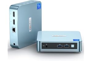 PELADN WI-4 Mini-PC mit Intel 11.Generation N5095 (bis zu 2,9 GHz), 16 GB RAM/512 GB M.2 SSD, 4K UHD, Bluetooth 4.2, HDMI2.0, LAN & WiFi, 2,4G/5,0G WLAN für Business-Anwendungen.