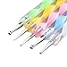 CY-buity 5 X 2 Way Marbleizing Tool Nail Art Design Painting Dotting Pen Manicure Kit