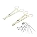 FACILLA® Disposable Body Art Piercing Kit Puncture Pliers Stainless Steel Needles Jewelry