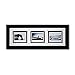 Produktbild Instax Rahmen Klassik Black - Einrahmung für Instax Fotos - Instax Wide, Instax Mini, Instax Square - Bilderrahmen mit Echtglas und Aufhänger für Hoch und Querformat - dekoratives Passepartout mit Rückwand - 3 Fotos im Rahmen