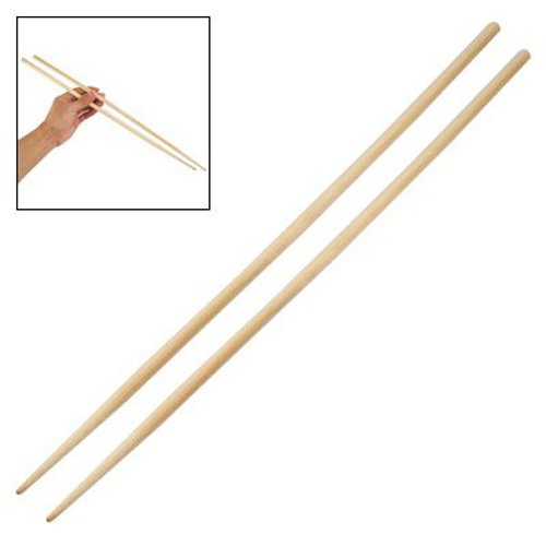 spécification SODIAL(R) Une paire de 45cm Baguettes longs de bambou beiges pour la fondue
