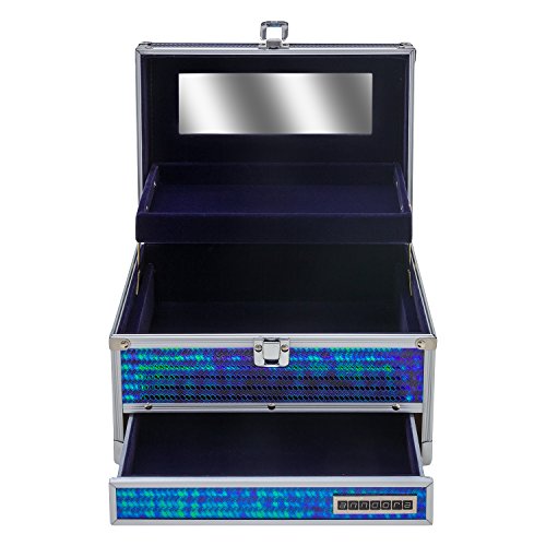 anndora® Schmuckkoffer Kosmetikkoffer + Spiegel Modell und Farbe zur Auswahl - 3