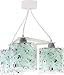 Produktbild Dalber Hängelampe 3-Leuchten Happy Dogs, Kunststoff, 60 W, Grün