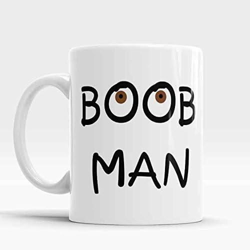 Boob man, Funny coffee mug, Crazy mug, Cool gifts for men, Gift for man, coffee mug
