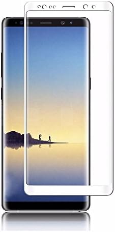 Galaxy Note 8 Screen Protector, 4D Full Cover Glass Protector, Samsung Galaxy Note 8 Glass-film Screen Protector for Samsung Galaxy Note 8 (White)