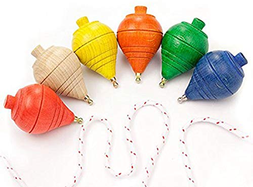 Can Cels Peonza trompo de Color - 1 Unidad Elegir (Amarillo)