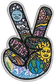 Dan Morris - Celestial Peace Fingers Patch Embroidered Patch Protective Packaging
