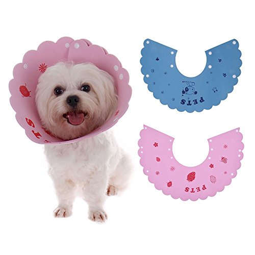 HimanJie-Elizabeth-Soft-Foam-Protective-Collar-Wound-Healing-Cone-recovery-E-Collar-for-Small-Medium-Large-Dog-Cat