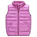 Produktbild DGHFBD Heißer Baby mädchen Jungen Kinder Winter leichte Sleeveless Jacke Gilet weiche warme Puffer unten Weste Mantel hohe Hals Tasche Oberbekleidung