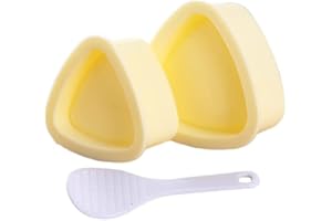 Docache Molde de Onigiri, 2 Pcs Molde de Sushi para Onigiri, Juego de Moldes de Sushi, Herramientas de Sushi