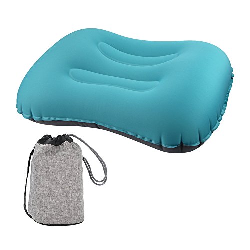 Preisvergleich Produktbild Reisekissen, kbnian Tragbarer Camping Kissen, aufblasbares Kissen, Reise-Nackenkissen für Flugzeug / Auto / Reisen / Wandern / Camping oder andere Outdoor-Sports.