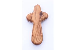 Olive Wood Large Comfort Cross Faith Christian Holyland Gift (OW-CRS-003) by Zuluf