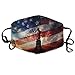 Produktbild Unisex Mouth Mask Happy Independence Day Graphics Polyester Anti-dust Masks Washed Reusable Face Mask for Outdoor Cycling