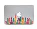 Produktbild Macbook Aufkleber, Stillshine Super dünn Removable Bunte Muster Sticker Aufkleber Skin für Apple MacBook Pro / Air 13 "Laptop Laptop Vinyl Decal Sticker Abziehbild Abziehbilder (Pattern 11)