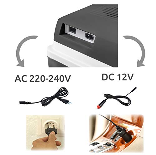 MALATEC Elektrische Kühlbox Wärmebox (22L 24L 29L 32L) 12V/230V für KFZ/Camping 1039, Größe:22L - 9