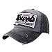 Produktbild SSUDADY Damen/Herren Unisex Baumwolle Baseball Mützen Cap Basecap Sti erei TRU er Cap Sommer Modische Snapba Kappe Erwachsenen Sonnenhut für Draussen, Sport oder auf Reisen