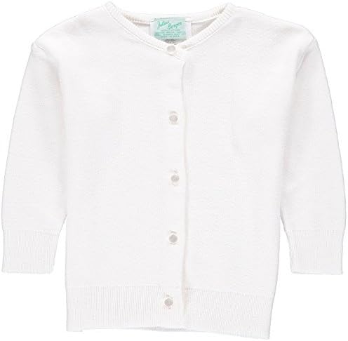 Julius Berger Big Girls White Cotton Cashmere Waist Length Sweater 16