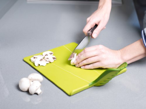 Joseph Joseph JJ91 Chop2Pot Plus-Schneidbrett Groß, rot - 4