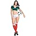 Produktbild Skyshop WM Fußball Cheerleader Kostüm Trikot Kleider,Sexy Frauen Fantasy Fußball Trikot-Set Set