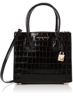 MICHAEL Michael Kors Damen Kenia-Tasche aus geprägtem Leder Black