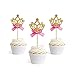 Produktbild KiyomiQvQ Kuchen Dekoration Prinzessin Krone Geburtstag Dessert Cake Topper Kuchen Dekoration Einfügen 24pcs Einfügen Geburtstagsdeko Kinder Geburtstag Kuchen Deko