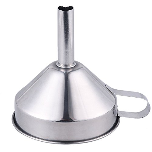 3 Stück Edelstahl Trichter Trichterset Einfülltrichte Küchenhelfer 10cm/12cm/14cm - 2
