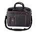 Price comparison product image 15.6" Black/Orange Laptop Briefcase Bag - Compatible with the Bush 12 Inch Swivel Screen Portable DVD Player - by DURAGADGET