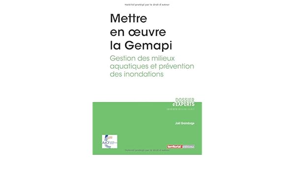 Amazonfr Mettre En Oeuvre La Gemapi Gestion Des Milieux - 