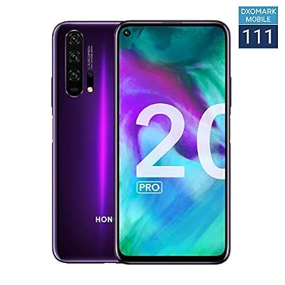 Huawei Honor 20 Pro - Smartphone Débloqué 4G - (Ecran : 6,26 Pouces - 8Go RAM - 256Go ROM - Double Nano SIM - Android P) Phantom Black-Purple [Version Française]