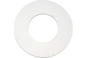 YINETTECH 1pc Cuisine robinet Large Base Réparation Rondelle Aluminium Accessoires de Réparation Plat pour Robinet Douche Fix Argent