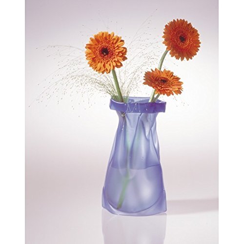 Le Sack Vase, Verwandlungsvase in Transparent-Blau