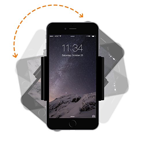 Satechi Supporto Universale Smartphone per Lettore CD Auto per iPhone 7 Plus, 7, 6 Plus, 6, 5S, 5C, 5, 4S, 4, Samsung Galaxy S5, Note 3, Nexus 5, S, HTC One X, S, Motorola Droid Razr HD, Maxx, Nokia Lumia 920, LG Optimus G