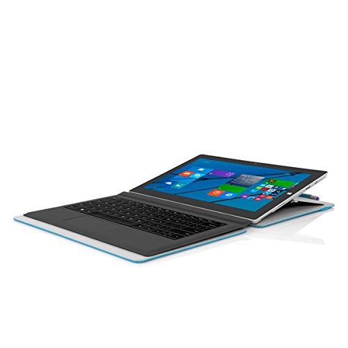 Incipio MRSF-070-CYN Roosevelt Folio Microsoft zertifizierte Kunstledertasche mit Standfunktion und Type Cover Kompatibilität für Microsoft Surface Pro 3 – hellblau - 6