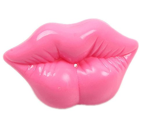 EJY Red Pink Lip Silicone Funny Nipple Dummy Baby Soother Nipples Teether Baby Pacifier Care (Multi)