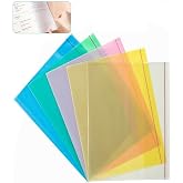 Artlantis Hazır Kitap Kaplığı Şeffaf Buzlu Renkli 10 Adet 1 Paket Cırtlı Ayarlanabilir Kendinde Yapışkanlı Kaplık Okul Sınıf