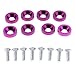 Produktbild Baoblaze 8 Stk. Schraubenmutter Spannmuttern Hebel Montagesatz Auto-teil - Farben Auswählen - Lila