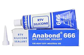 anabond 666 rtv silicone sealent, clear, 100 gms