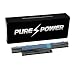 Produktbild PUREPOWER® PLUS Laptop Akku für Acer Aspire 5552-3857 mit den original Zellen von Samsung SDI (11.1V, 5200 mAh, schwarz, 6 Zellen)