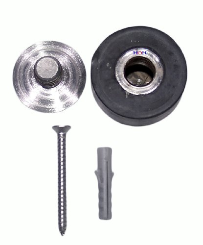 Türstopper TS-35895 P Edelstahl poliert mit Schraubkopf Türpuffer Bodenmontage - 4