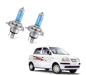 Auto Pearl H4 Ultra High Beam Halogen Head Lamp Bulb for Santro Xing (Set of 2)