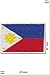 Produktbild Patch - 2 Stück ! Flagge -Philippinen Philippines - klein - Länder Flaggen Patch - Patches - Aufnäher Embleme Bügelbild Aufbügler