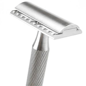 Above The Tie Atlas Regular R1 All Stainless Steel Closed Comb Safety Razor - No Blades Included - Image 2