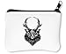 Produktbild Cat Deer Horns Reißverschluss-Geldbörse Brieftasche Geldbörse