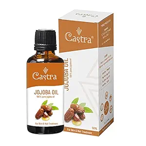 Castra Jojoba Hair Oil for Healthy Hair,100% Pure oil,50 ML