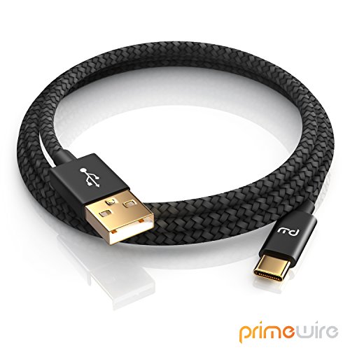 CSL – 1m Premium USB C zu USB A Kabel | Ladekabel / Datenkabel | Metallstecker + Nylonmantel | bidirektional | schwarz | fürs MacBook 12″, OnePlus 2, Nexus 5X, Nexus 6P, ChromeBook Pixel, Nokia N1 Tablet und weitere - 3