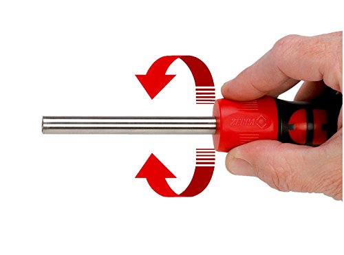 Würth Ratschen-Magazin-Schraubendreher mit praktischem Bit Magazin Bit Magazin im Griff inkl. 12 Bits für für Holz / Bau - 2