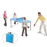 Fitness y diversión: el tenis de mesa es un ejercicio simple pero práctico para estirar el cuerpo y ponerse en forma. No solo por diversión, sino también como una opción ideal para mejorar la coordinación mano / ojo, el tiempo de reacción y la resistencia.
