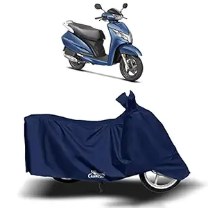 DROHAR - Honda Activa 125 New BS6 Water Resistant - Dust Proof - Full Bike Scooty Two Wheeler Body Cover for Honda Activa 125 (Navy Blue)