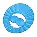 Chinatera Adjustable Baby Kids Shampoo Cap Bath Shower Cap Wash Hair Ear Shield (Blue)